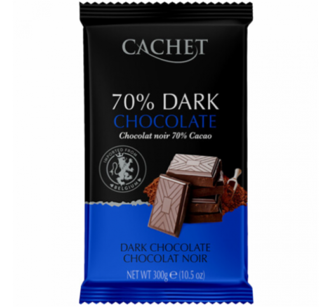 Cachet Extra Dark (70% cacao) - Шоколад чорний - 300 g