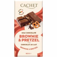 Cachet Brownie & Pretzel - Шоколад молочний - 180 g